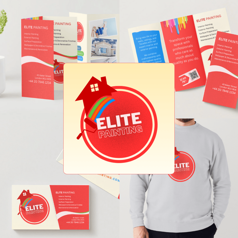 CANVA Elite Painting CLASSIC / Red IDENTITÉ VISUELLE Peinture