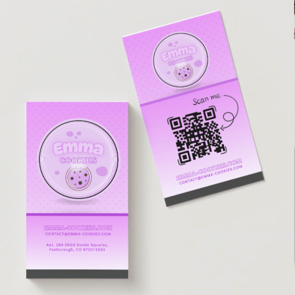 CANVA Emma Cookies 4 modèles CANVA