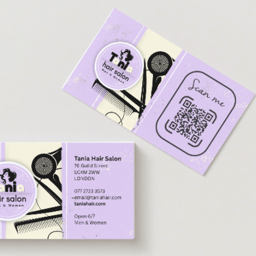 CANVA Tania Hair Salon 4 modèles CANVA
