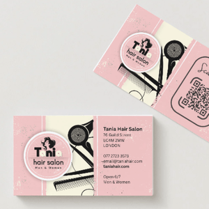 CANVA Tania Hair Salon 4 modèles CANVA