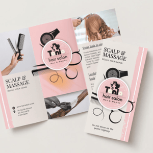 CANVA Tania Hair Salon 4 modèles CANVA