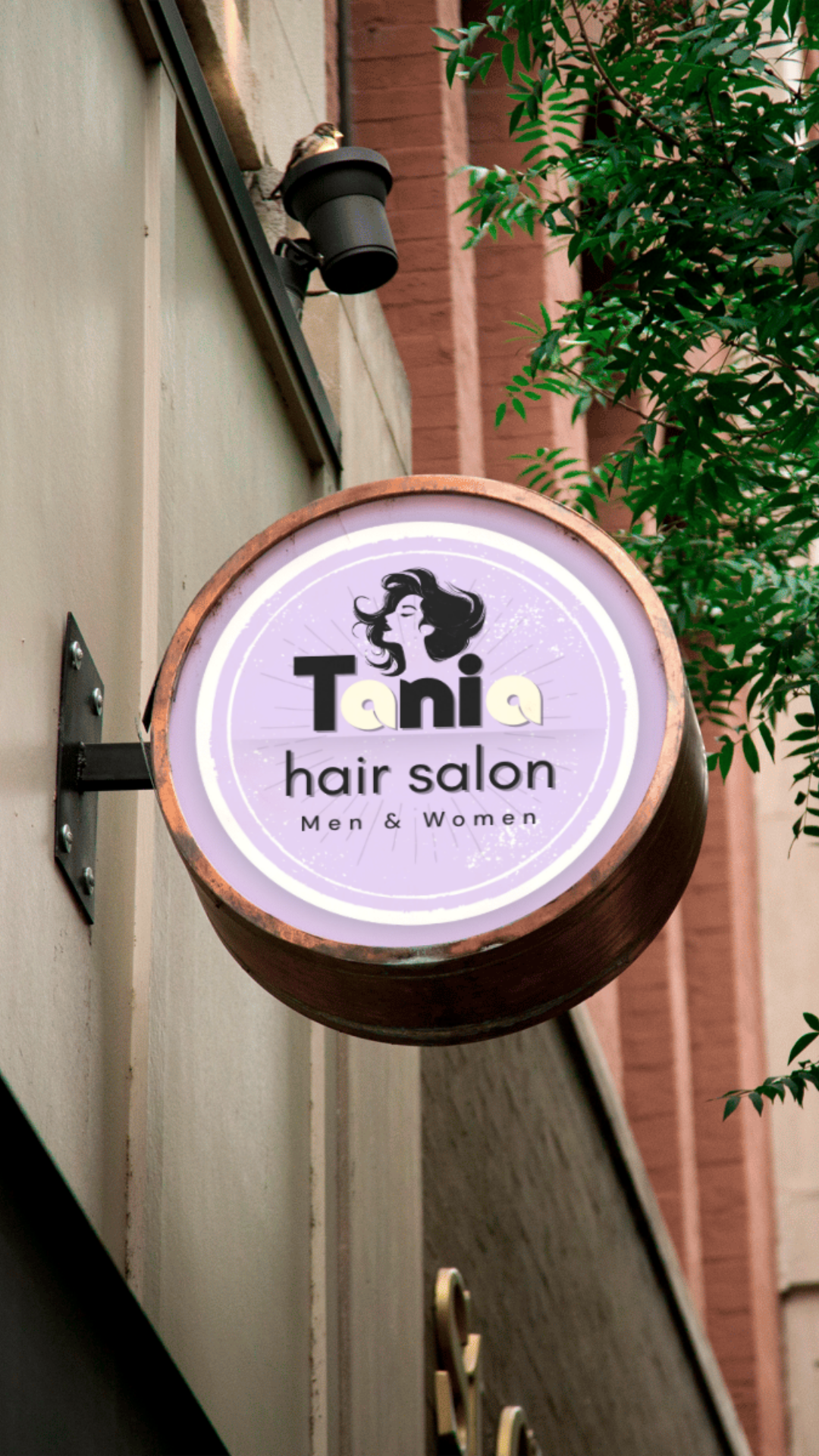 CANVA Tania Hair Salon 4 modèles CANVA