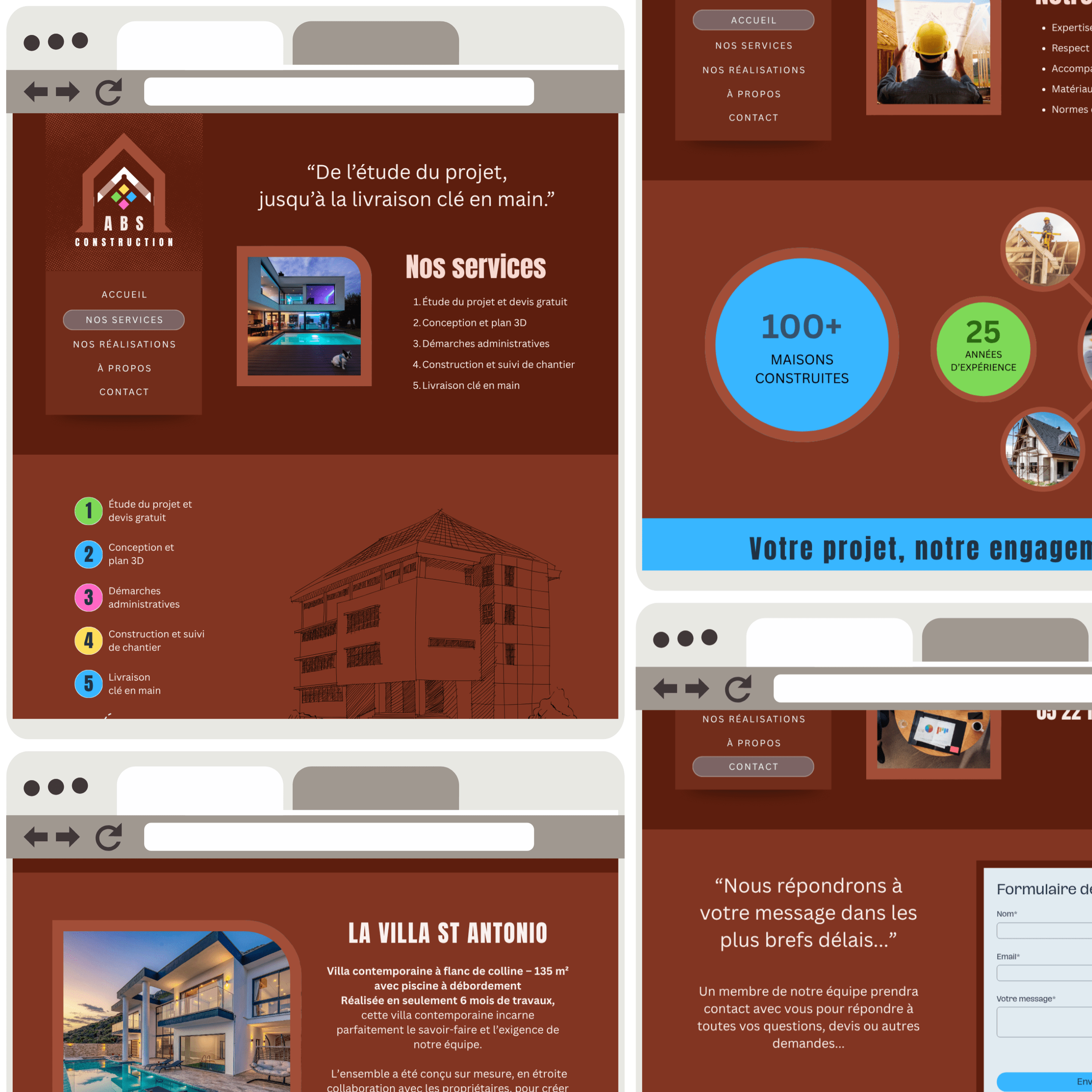 CANVA Site web ABS Construction
