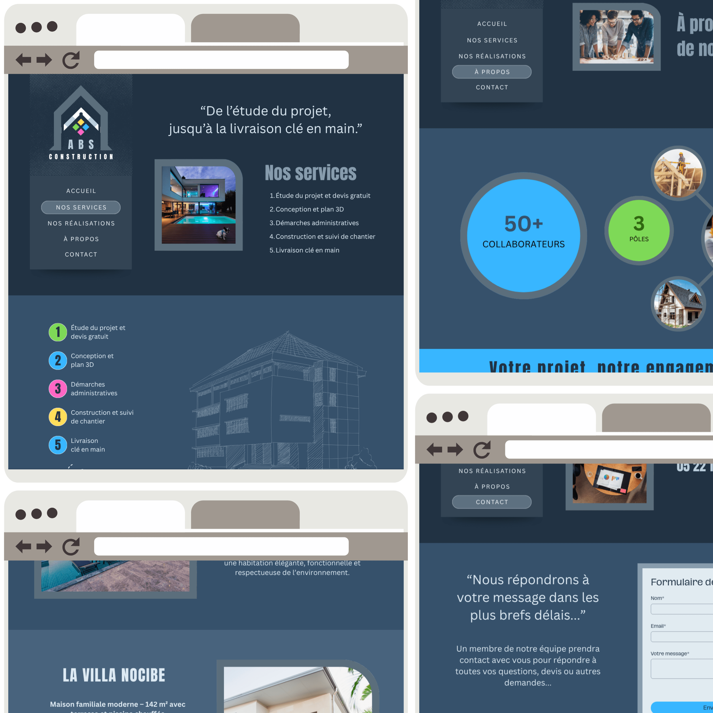 CANVA Site web ABS Construction