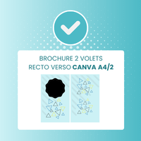 Brochure 2 volets A4/2 Recto/Verso