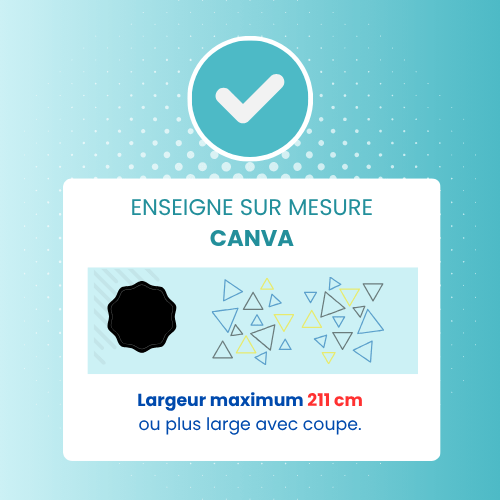 CANVA Supports visuels sur mesure