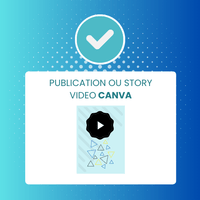 Publication ou Story VIDEO courte (Max 20s)