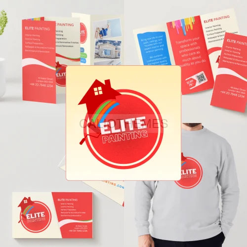 CANVA Elite Painting CLASSIC / Red IDENTITÉ VISUELLE Peinture