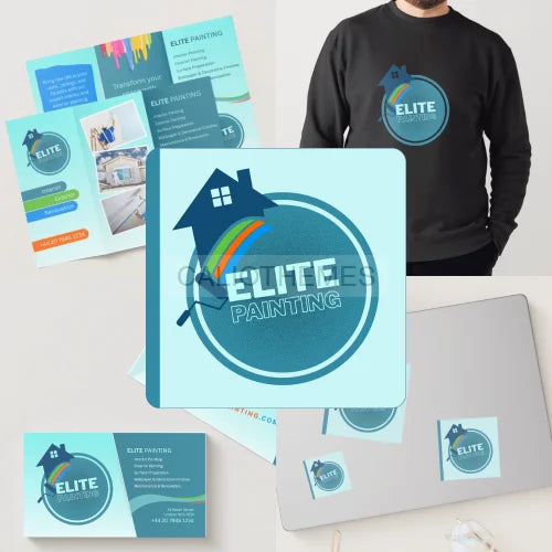 CANVA Elite Painting CLASSIC / Teal IDENTITÉ VISUELLE Peinture