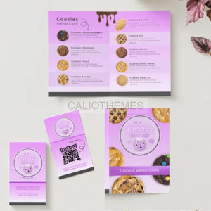 CANVA Emma Cookies 4 modèles CANVA