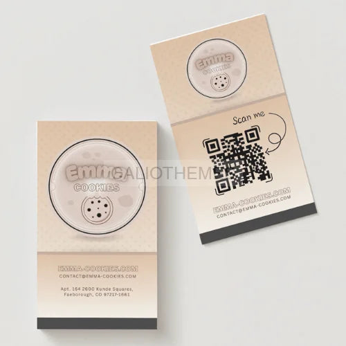 CANVA Emma Cookies 4 modèles CANVA