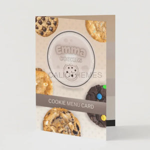 CANVA Emma Cookies 4 modèles CANVA