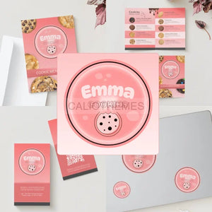 CANVA Emma Cookies CLASSIC / Pink 4 modèles CANVA