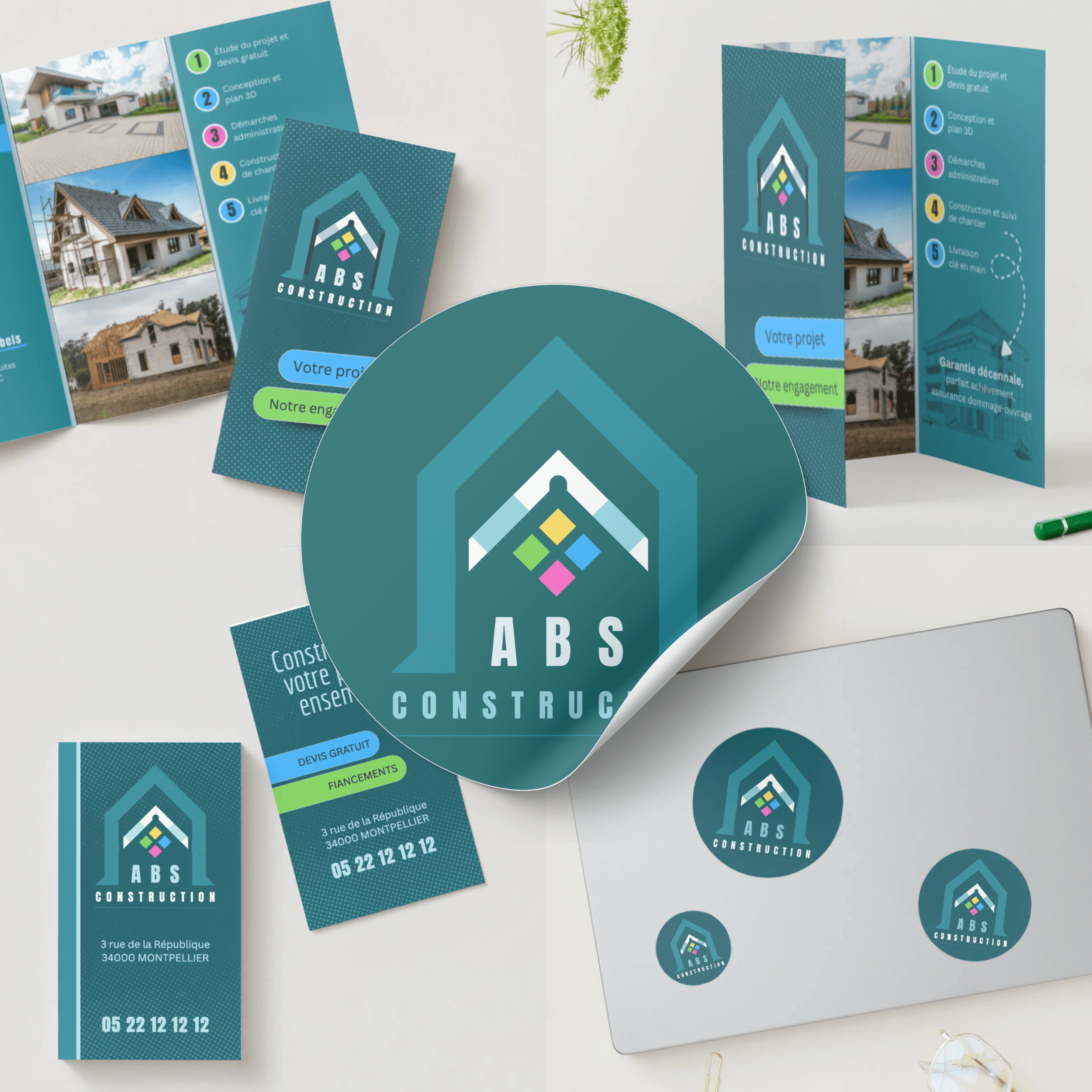 CANVA Identité visuelle ABS Construction
