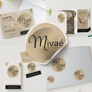 CANVA  Identité visuelle Mivaé Massage