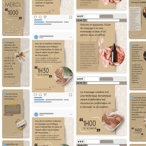 CANVA PACK Publications Mivaé Massage