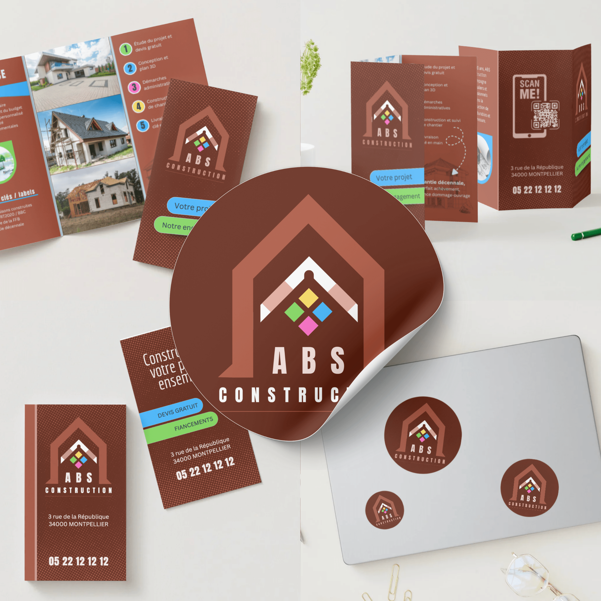 CANVA Identité visuelle ABS Construction