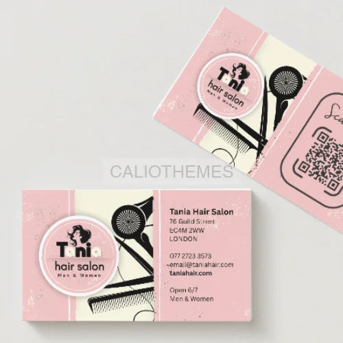 CANVA Tania Hair Salon 4 modèles CANVA