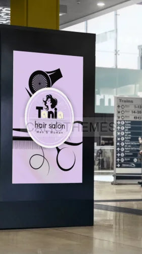 CANVA Tania Hair Salon 4 modèles CANVA