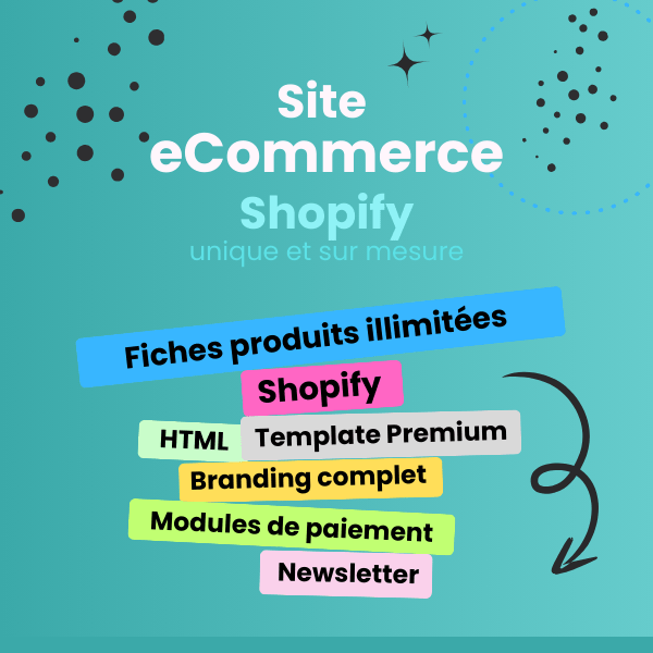 Site Ecommerce SHOPIFY Expert